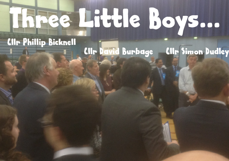 three little boys rbwm council leaders at elections 2015