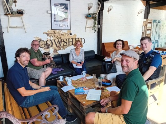 community champion coffee morning the swan windsor