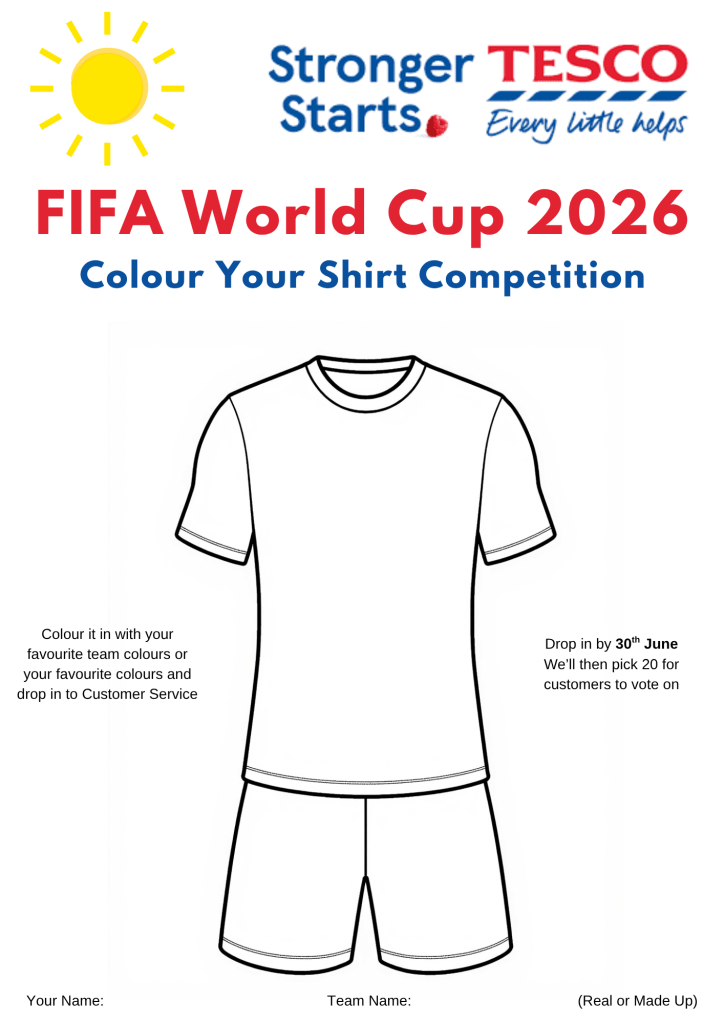 Colour Your Shirt Competition - World Cup 2026